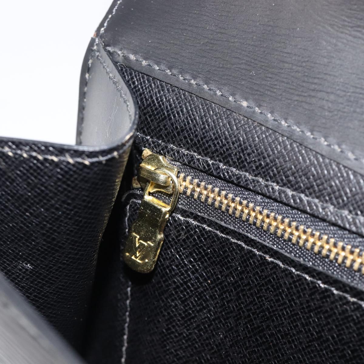 LOUIS VUITTON Epi Art Deco Clutch Bag Black M52632 LV Auth bs37136A