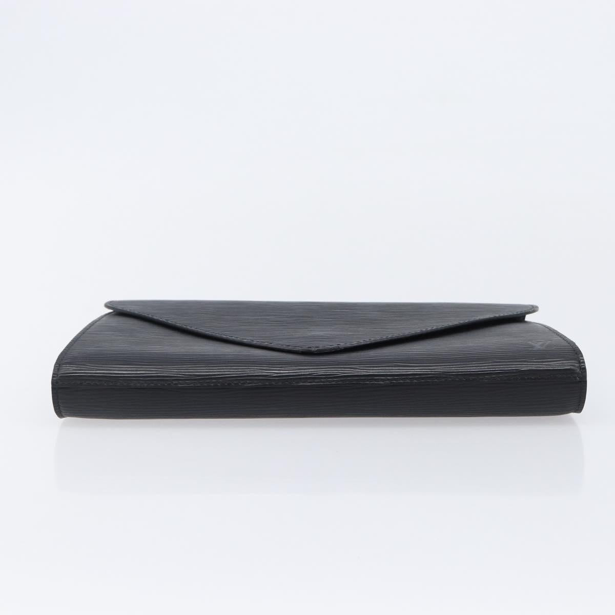 LOUIS VUITTON Epi Art Deco Clutch Bag Black M52632 LV Auth bs37136A