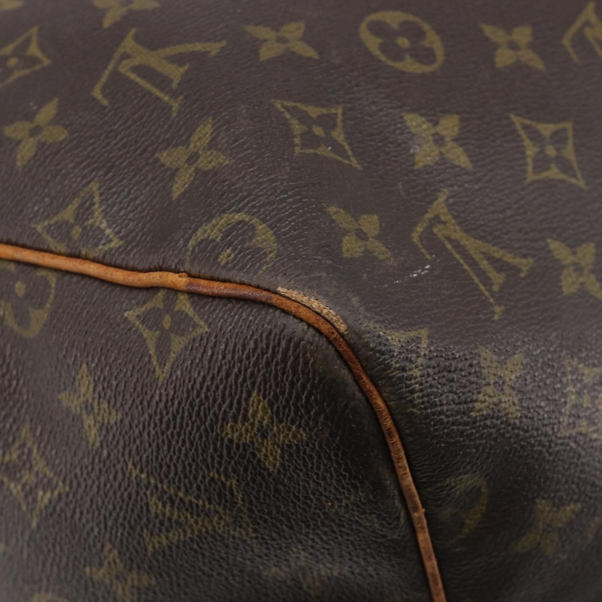 LOUIS VUITTON Monogram Keepall 55 Boston Bag M41424 LV Auth bs37138