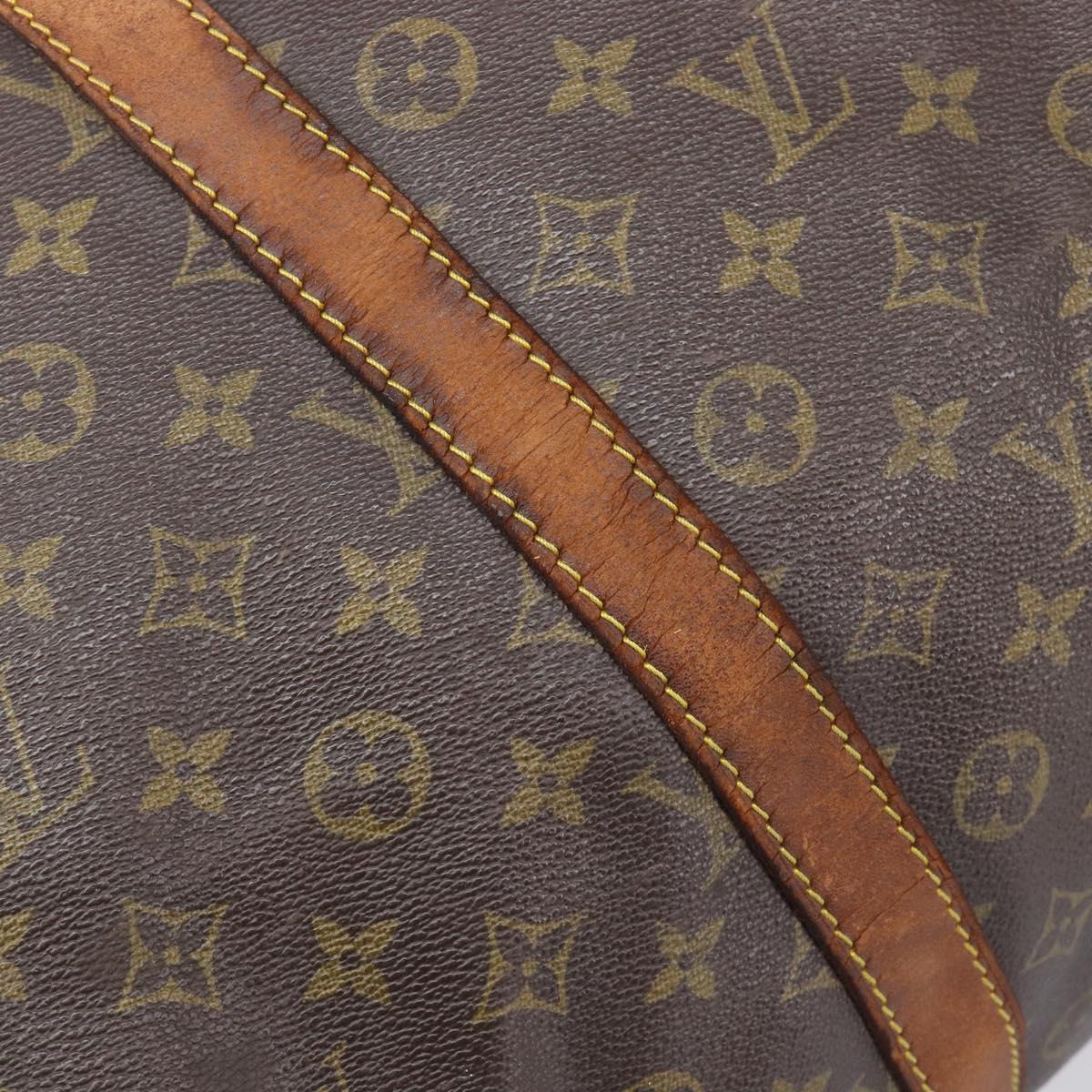 LOUIS VUITTON Monogram Keepall 55 Boston Bag M41424 LV Auth bs37138