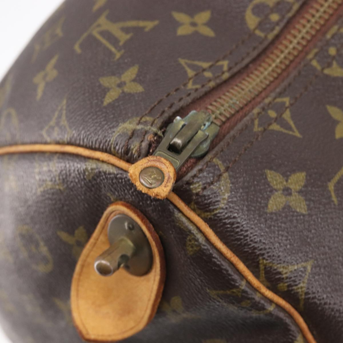 LOUIS VUITTON Monogram Keepall 55 Boston Bag M41424 LV Auth bs37138