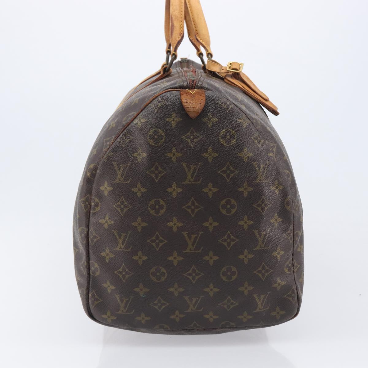 LOUIS VUITTON Monogram Keepall 55 Boston Bag M41424 LV Auth bs37138