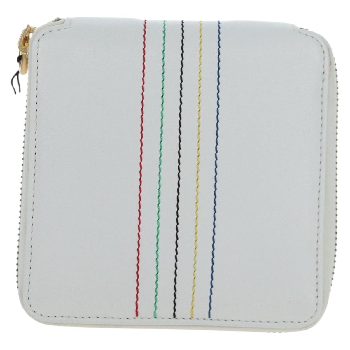 CELINE 2004 Athens Olympics Limited Edition Bifold Wallet Leather Auth bs37161V