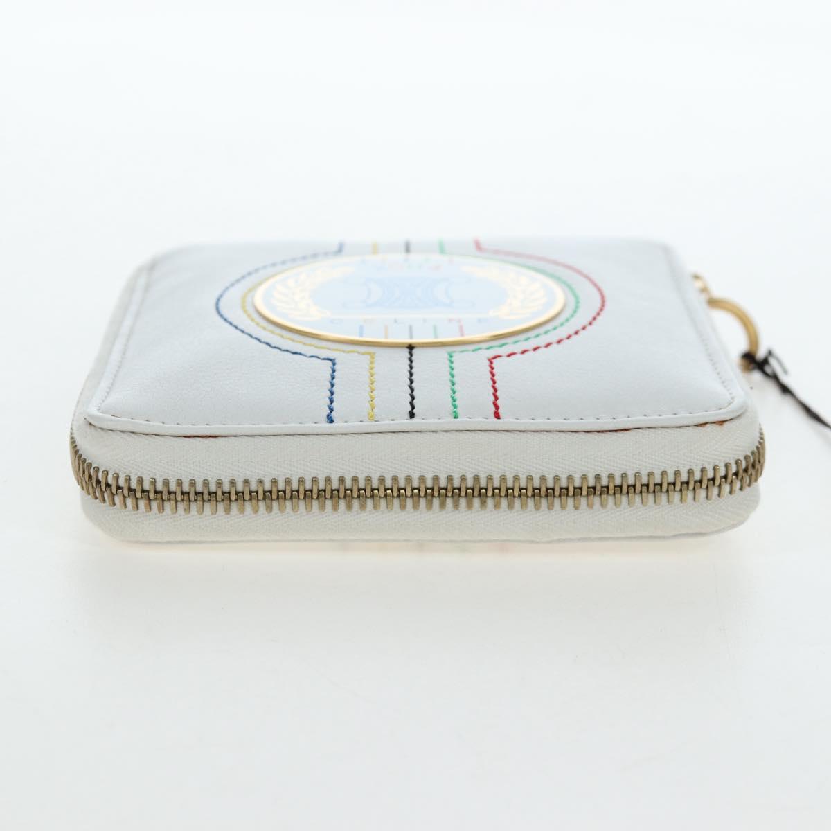 CELINE 2004 Athens Olympics Limited Edition Bifold Wallet Leather Auth bs37161V