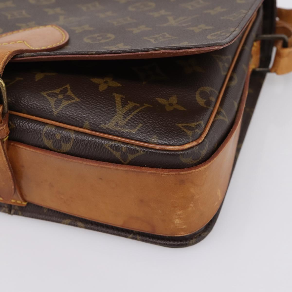 LOUIS VUITTON Monogram Cartouchiere GM Shoulder Bag M51252 LV Auth bs37170