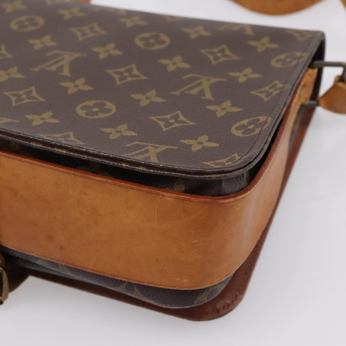 LOUIS VUITTON Monogram Cartouchiere GM Shoulder Bag M51252 LV Auth bs37170