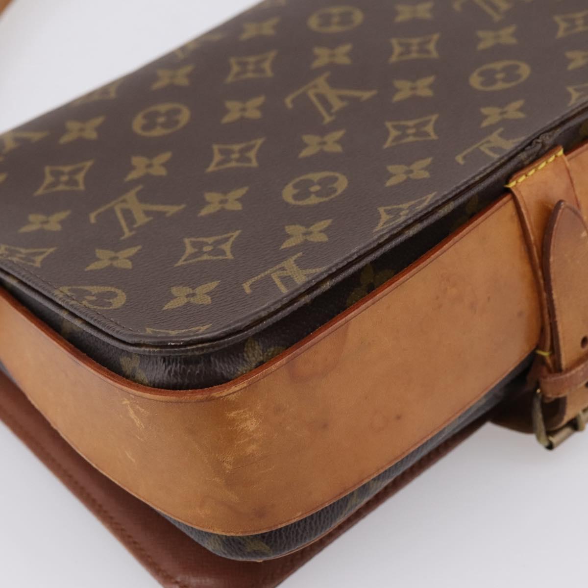 LOUIS VUITTON Monogram Cartouchiere GM Shoulder Bag M51252 LV Auth bs37170