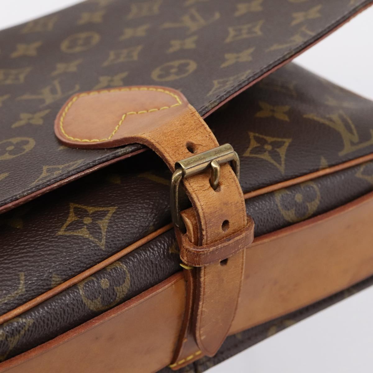 LOUIS VUITTON Monogram Cartouchiere GM Shoulder Bag M51252 LV Auth bs37170