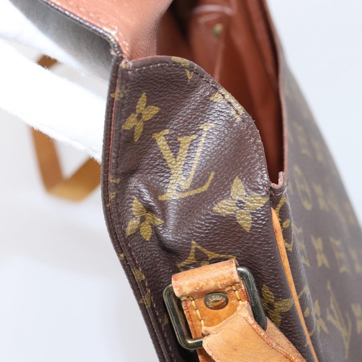 LOUIS VUITTON Monogram Cartouchiere GM Shoulder Bag M51252 LV Auth bs37170
