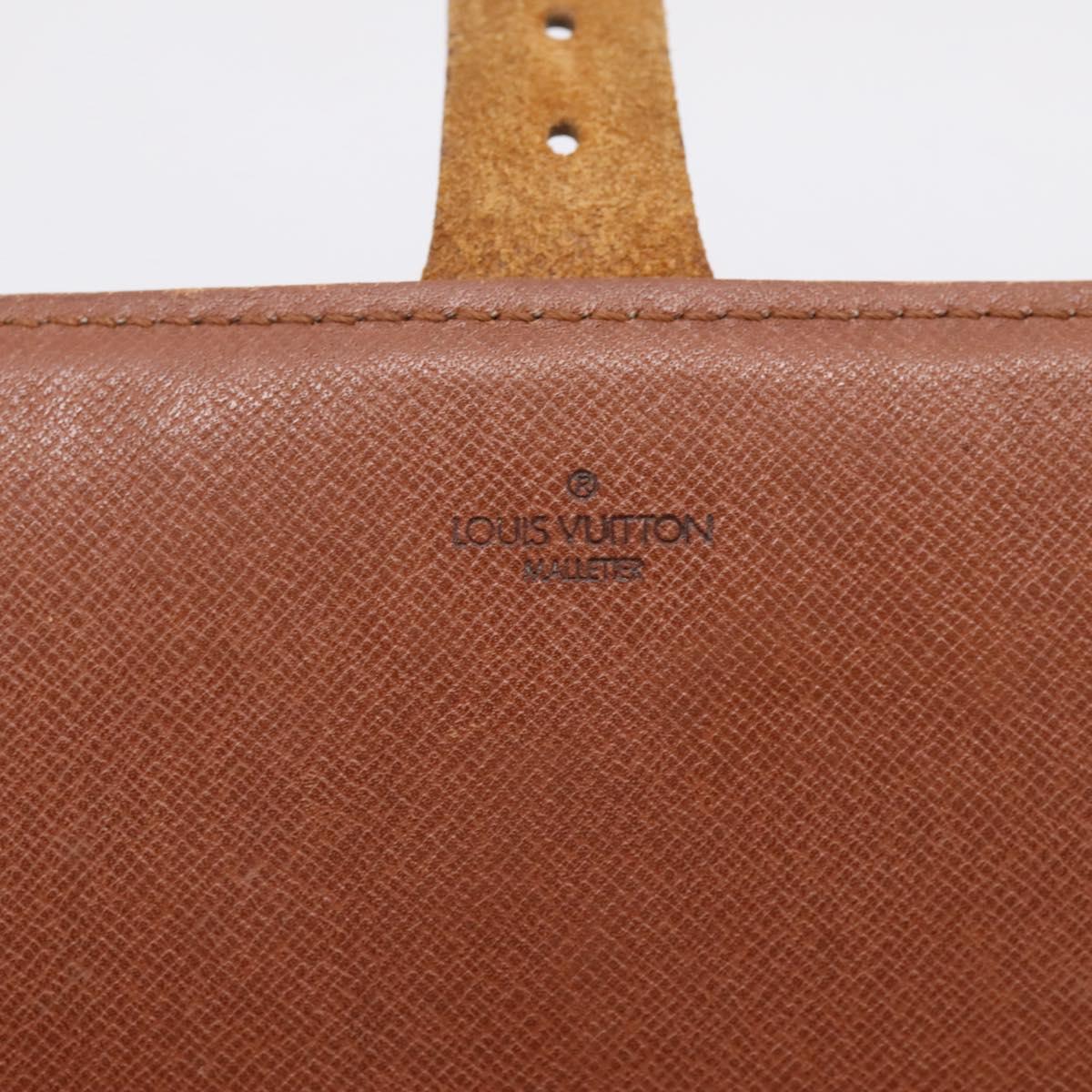 LOUIS VUITTON Monogram Cartouchiere GM Shoulder Bag M51252 LV Auth bs37170