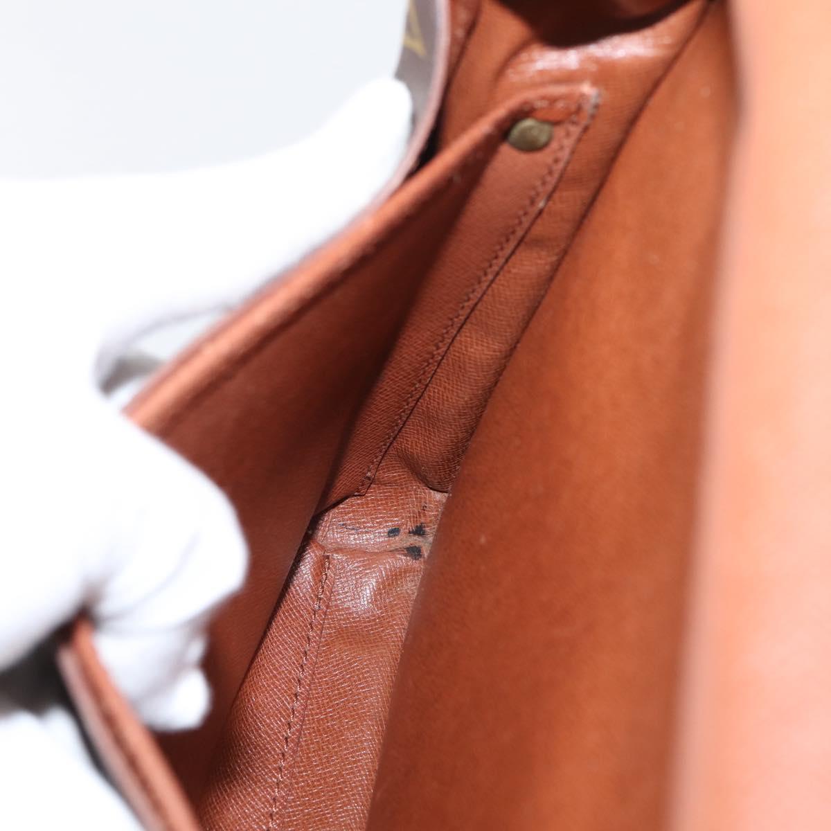 LOUIS VUITTON Monogram Cartouchiere GM Shoulder Bag M51252 LV Auth bs37170