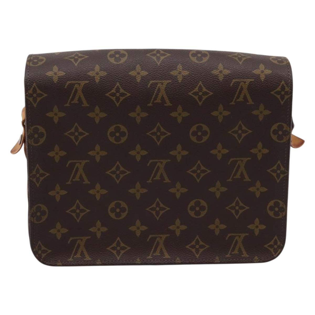 LOUIS VUITTON Monogram Cartouchiere GM Shoulder Bag M51252 LV Auth bs37170