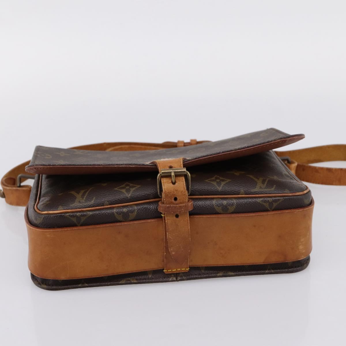 LOUIS VUITTON Monogram Cartouchiere GM Shoulder Bag M51252 LV Auth bs37170