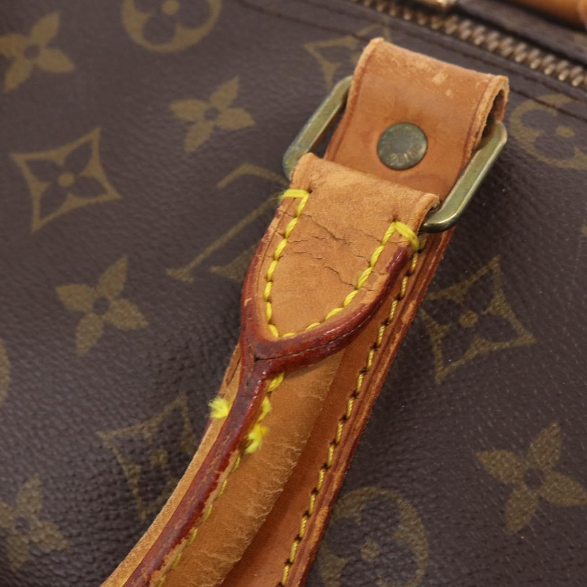 LOUIS VUITTON Monogram Keepall Bandouliere 45 Boston Bag M41418 LV Auth bs37171
