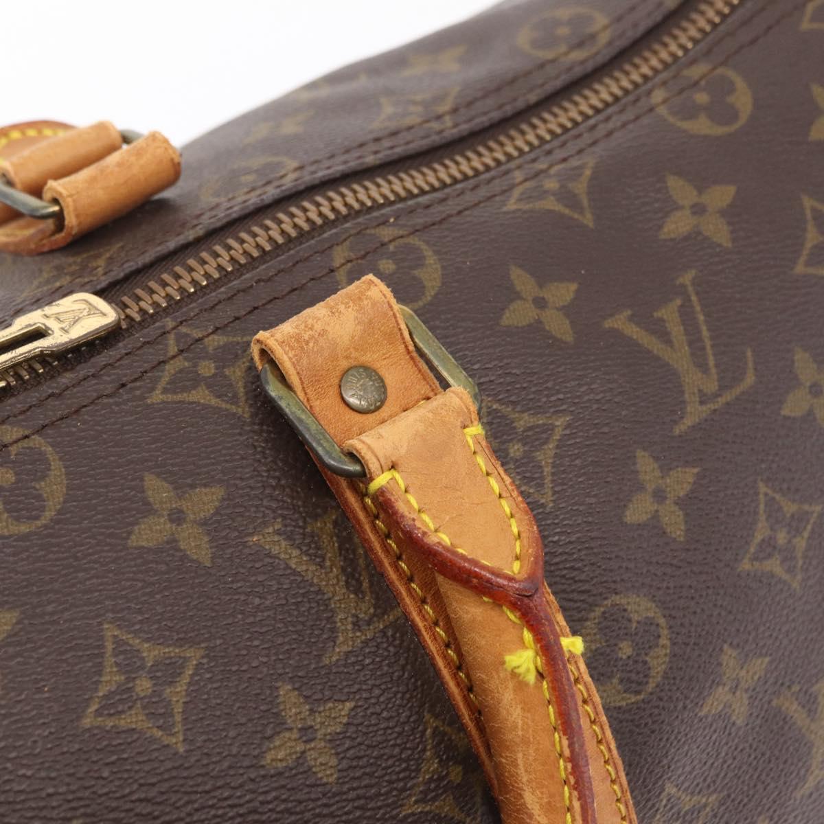 LOUIS VUITTON Monogram Keepall Bandouliere 45 Boston Bag M41418 LV Auth bs37171