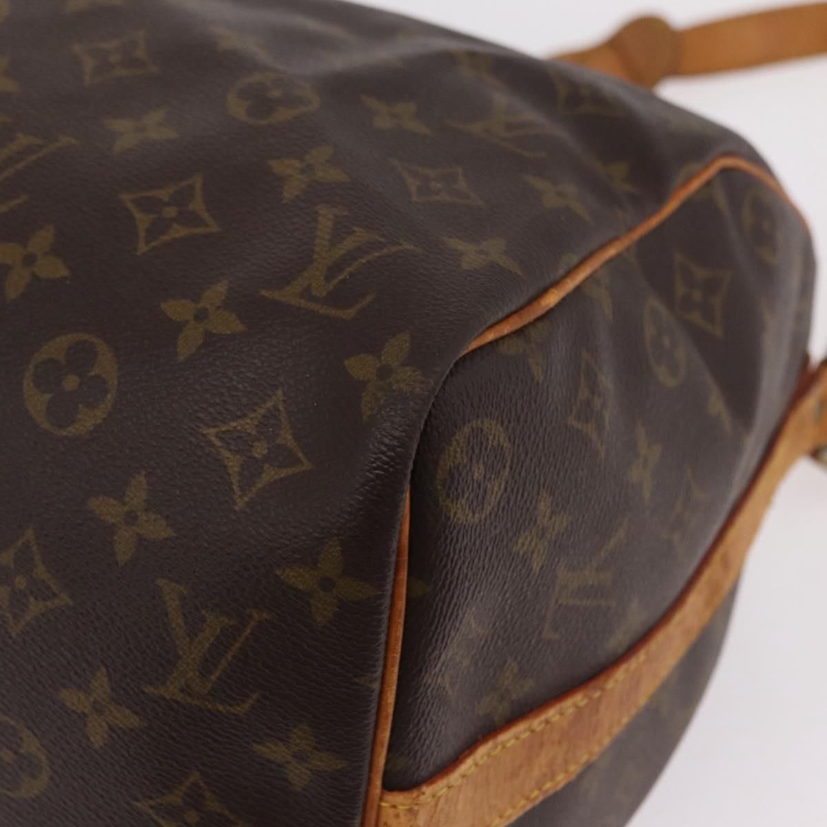 LOUIS VUITTON Monogram Keepall Bandouliere 45 Boston Bag M41418 LV Auth bs37171