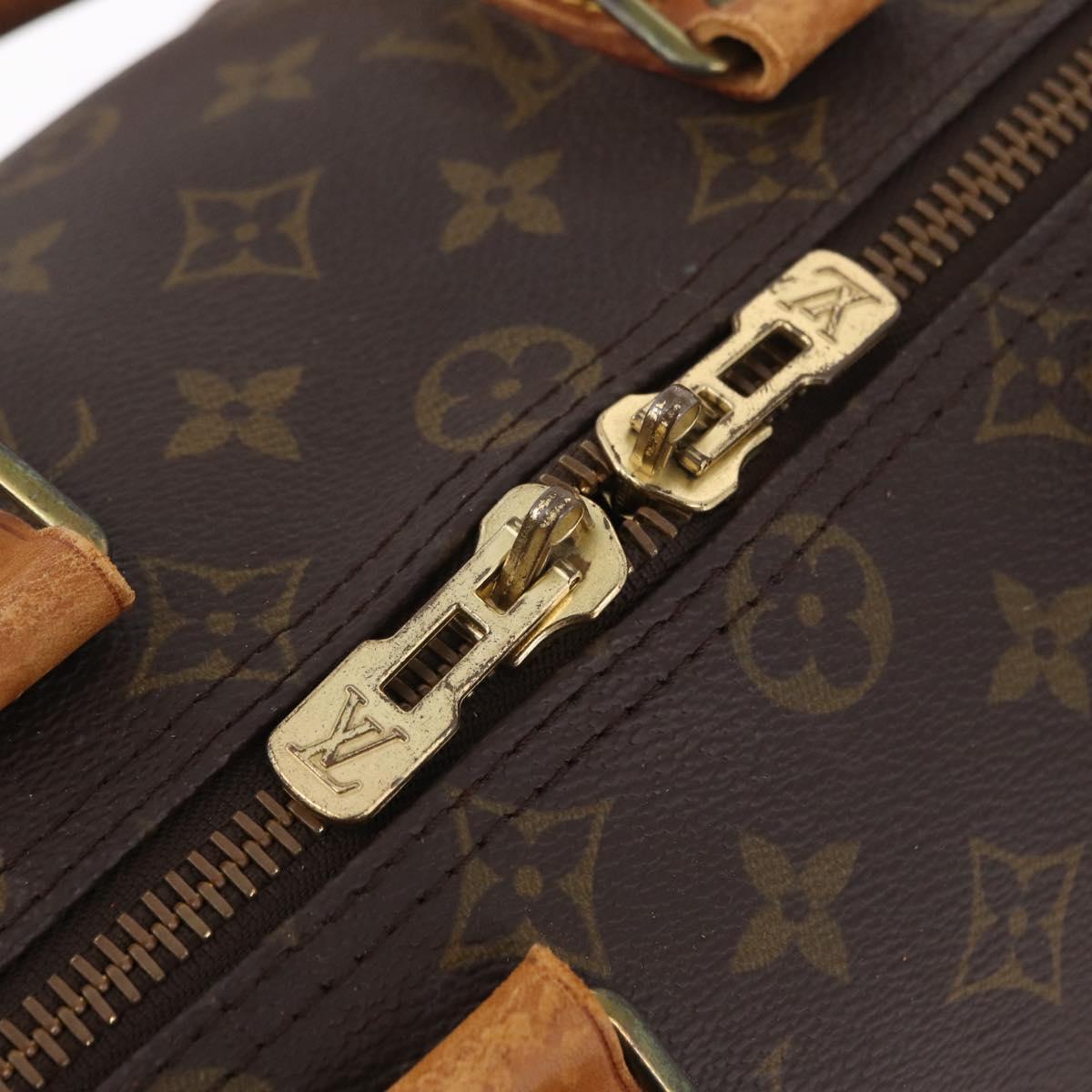 LOUIS VUITTON Monogram Keepall Bandouliere 45 Boston Bag M41418 LV Auth bs37171