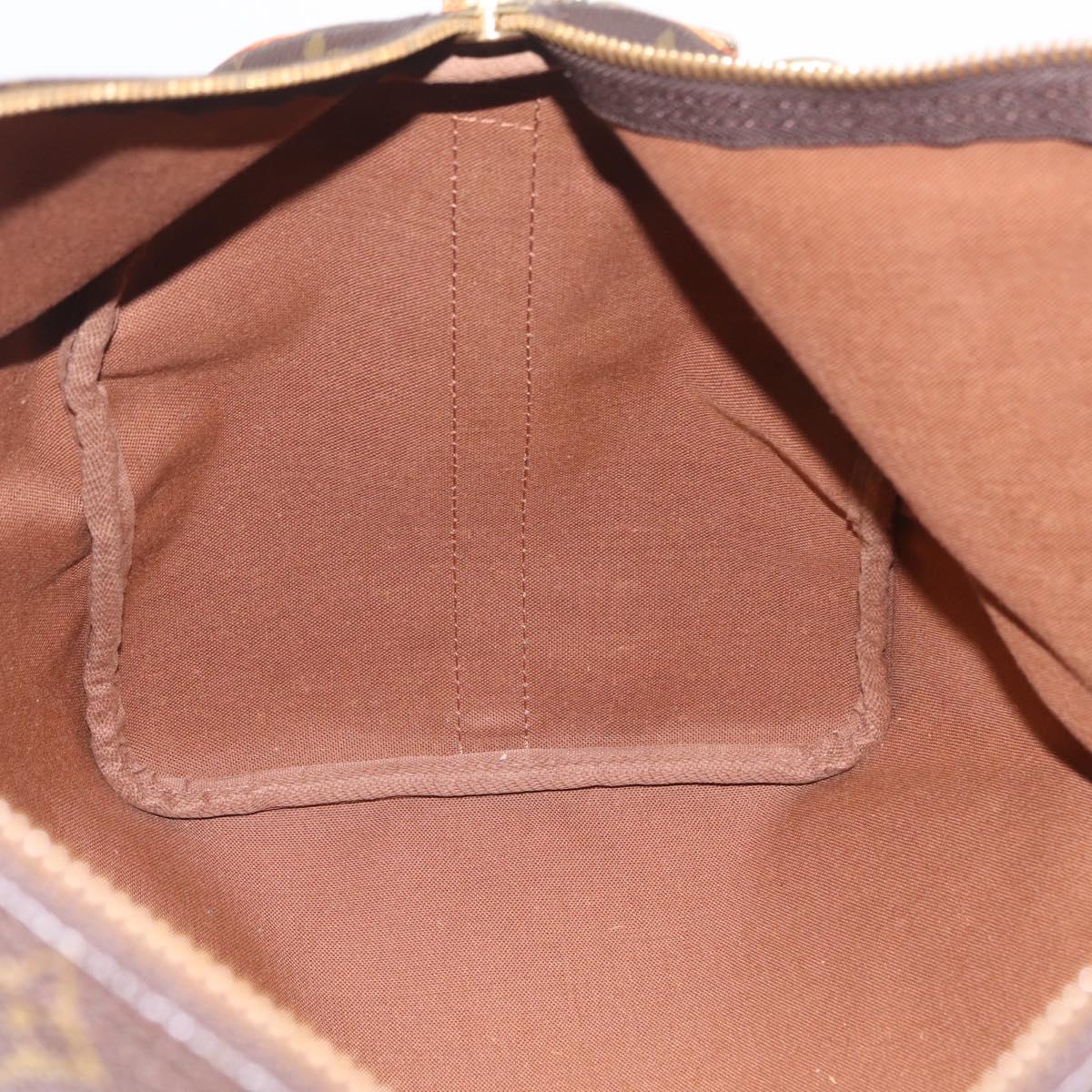 LOUIS VUITTON Monogram Keepall Bandouliere 45 Boston Bag M41418 LV Auth bs37171