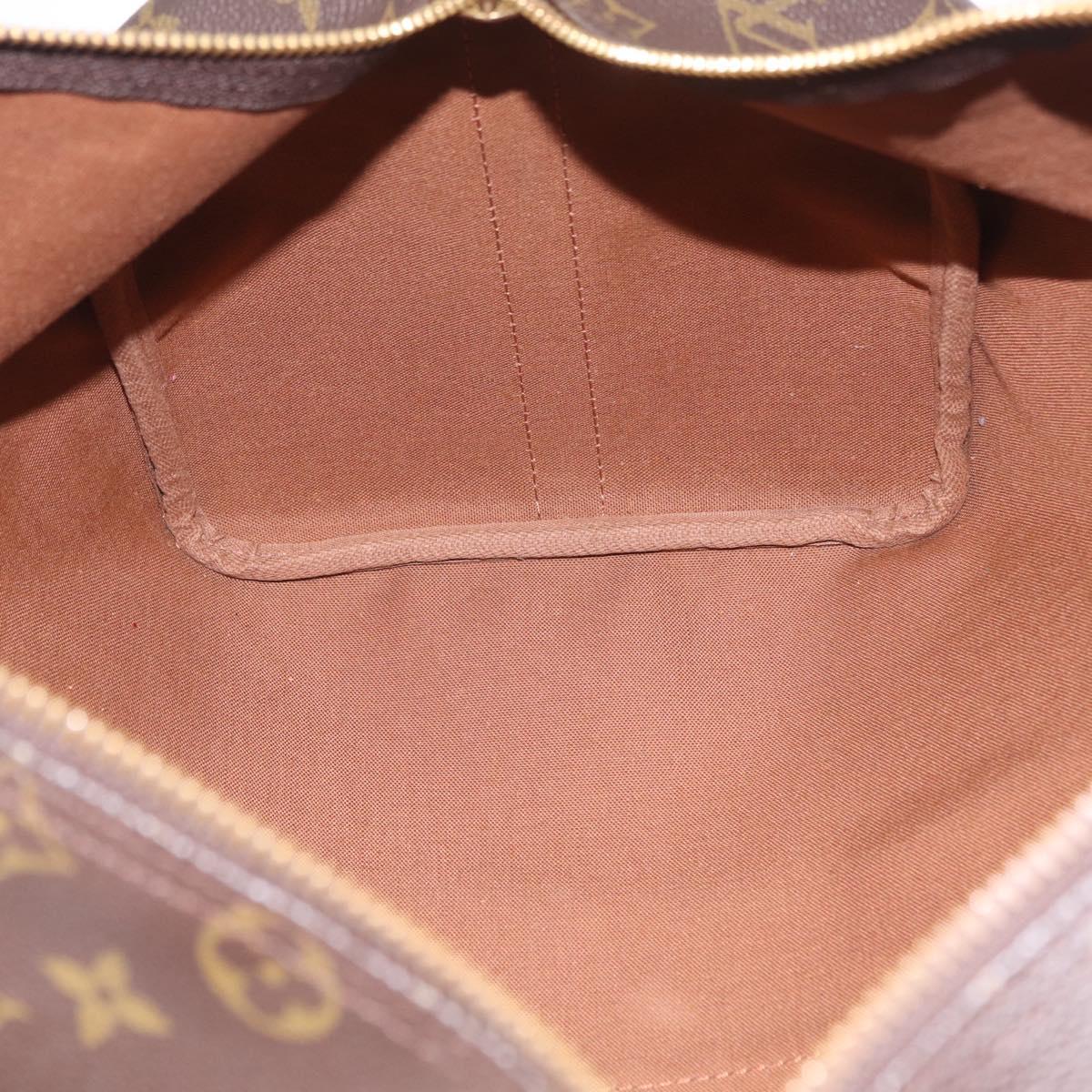 LOUIS VUITTON Monogram Keepall Bandouliere 45 Boston Bag M41418 LV Auth bs37171