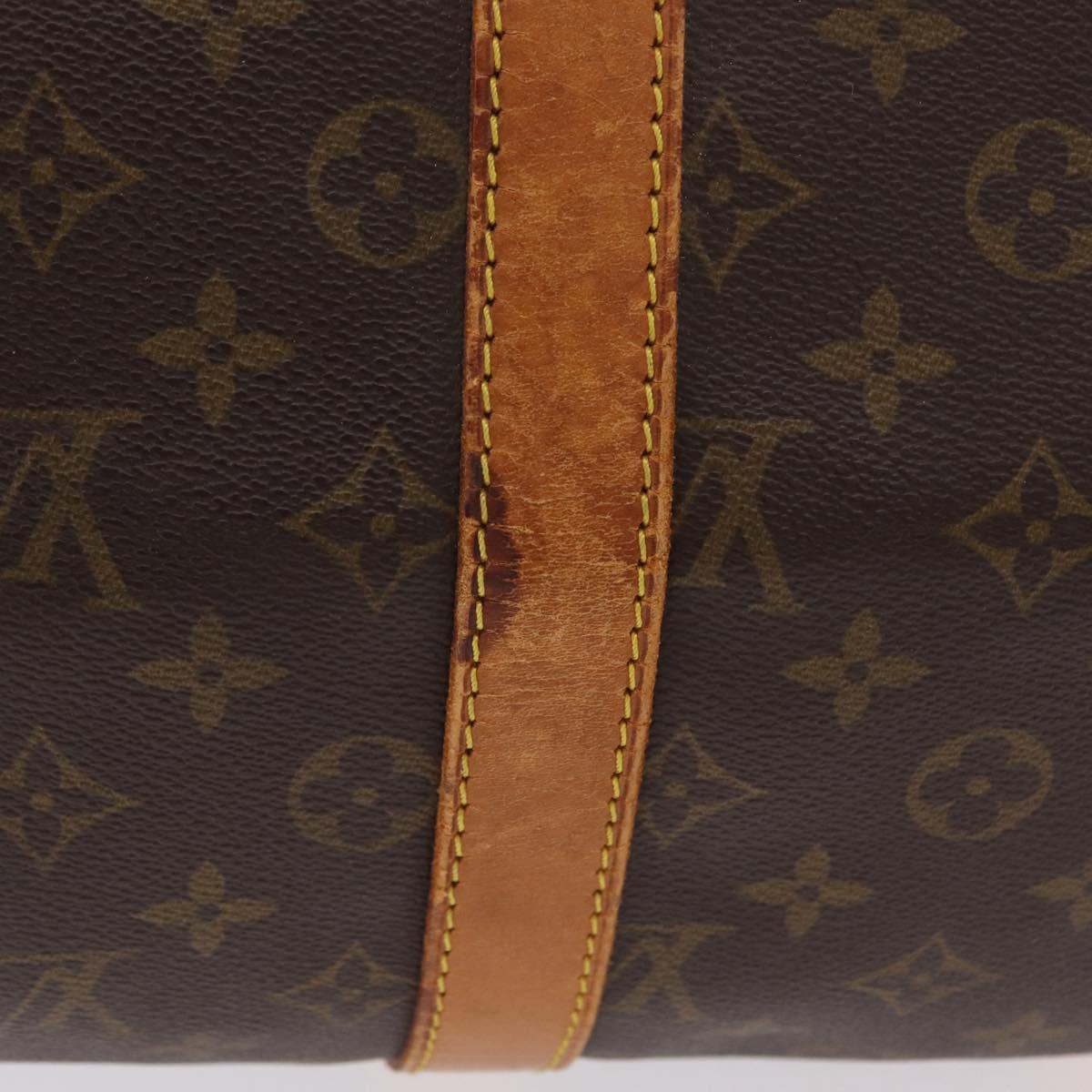 LOUIS VUITTON Monogram Keepall Bandouliere 45 Boston Bag M41418 LV Auth bs37171