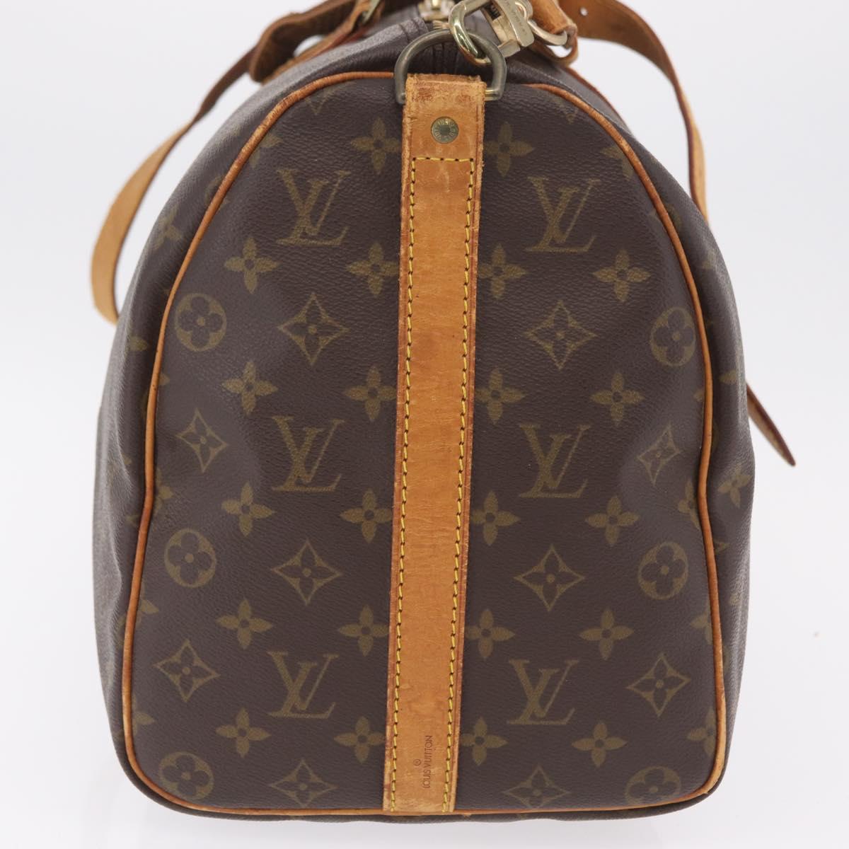 LOUIS VUITTON Monogram Keepall Bandouliere 45 Boston Bag M41418 LV Auth bs37171