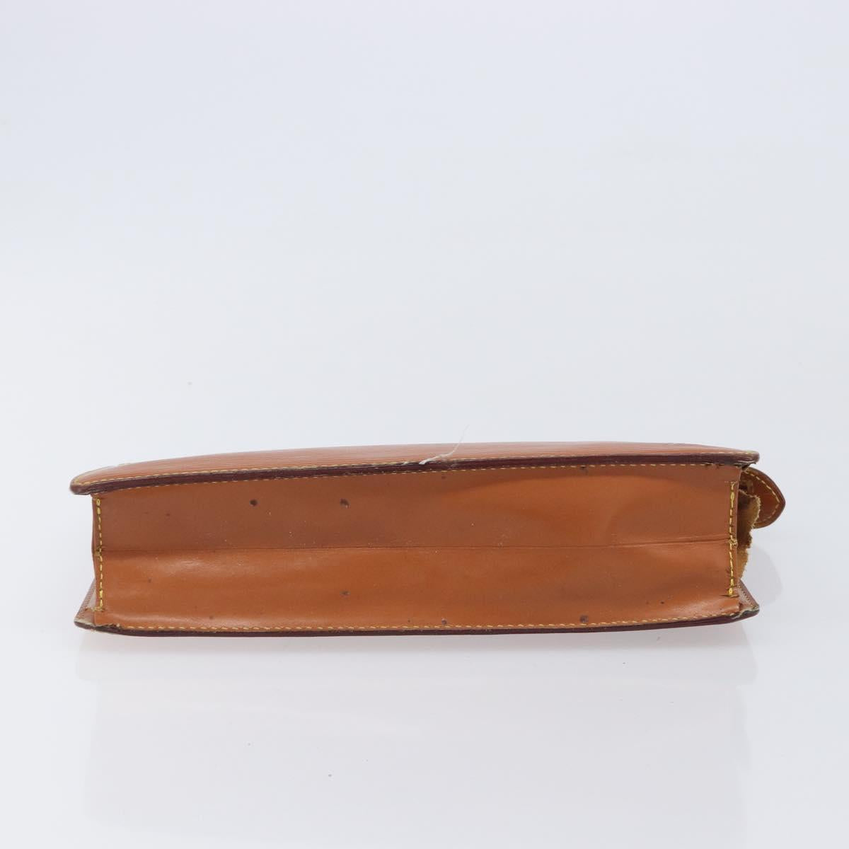 LOUIS VUITTON Epi Clutch Bag 2 Set Blue Brown LV Auth bs37177