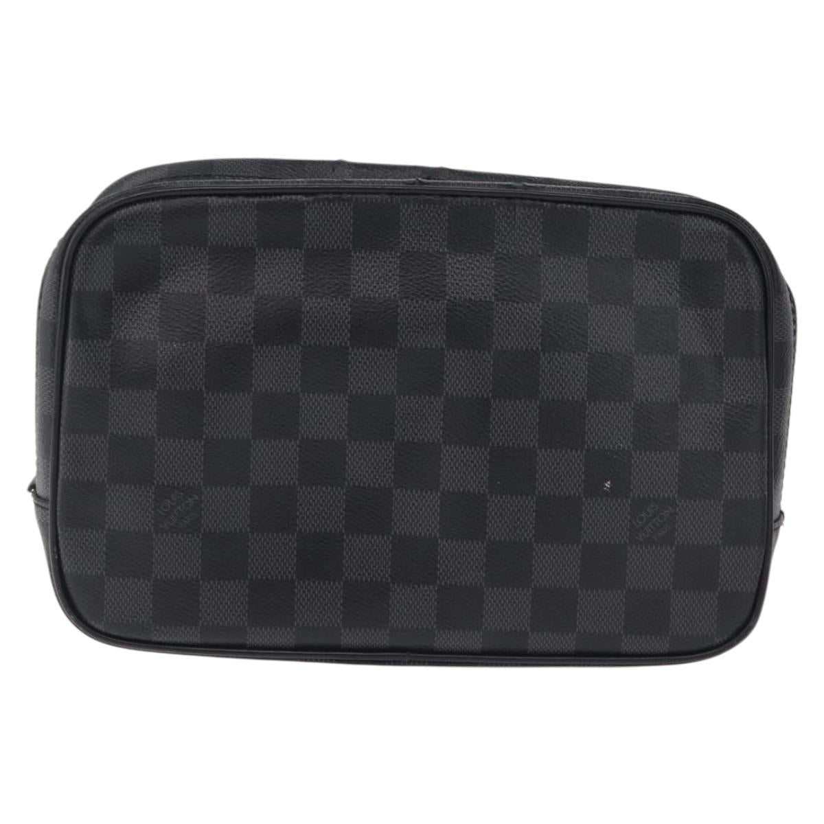LOUIS VUITTON Damier Graphite Epi Bag Marcolour 3 Set Brown White Auth bs37182