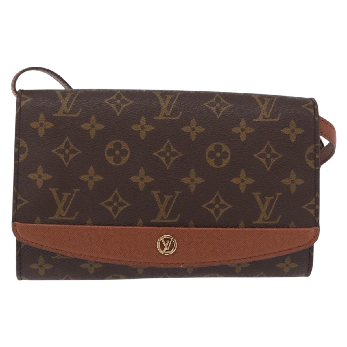 LOUIS VUITTON Monogram Bordeaux 24 Shoulder Bag M51798 LV Auth bs37185