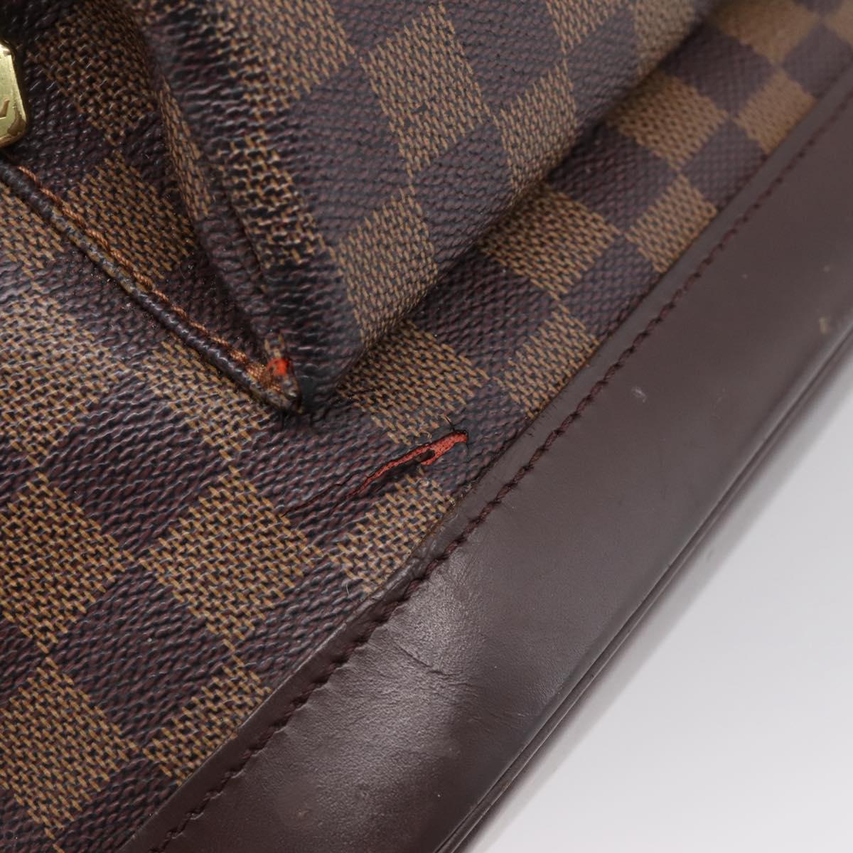 LOUIS VUITTON Damier Ebene Montsouris GM Backpack N51139 LV Auth bs37187