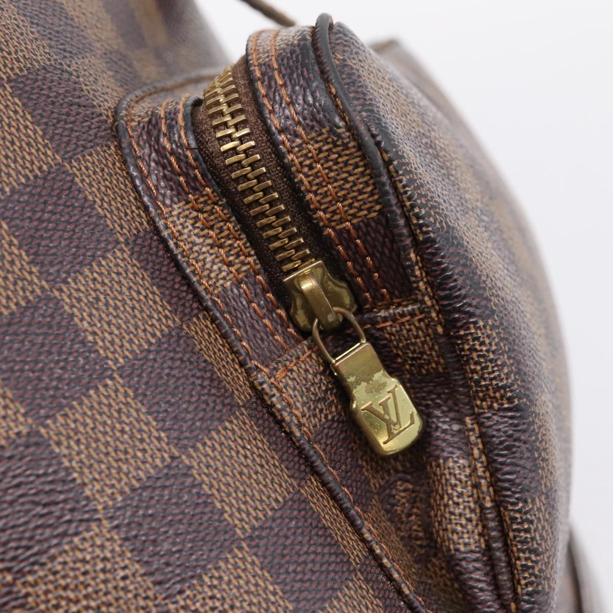 LOUIS VUITTON Damier Ebene Montsouris GM Backpack N51139 LV Auth bs37187