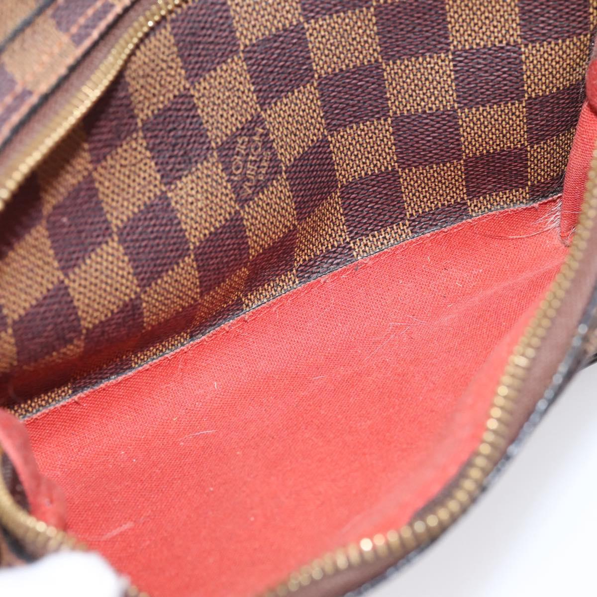 LOUIS VUITTON Damier Ebene Montsouris GM Backpack N51139 LV Auth bs37187