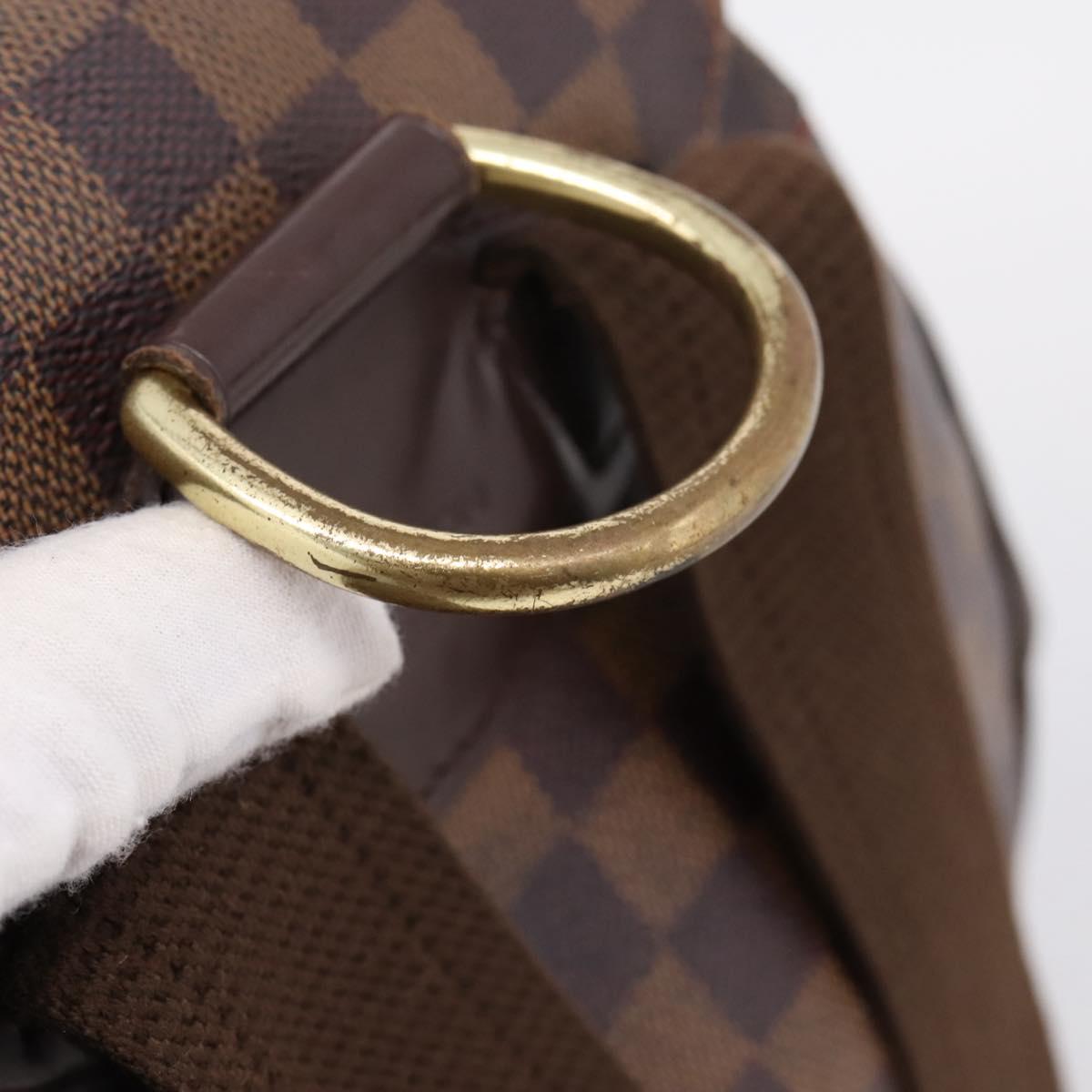 LOUIS VUITTON Damier Ebene Montsouris GM Backpack N51139 LV Auth bs37187