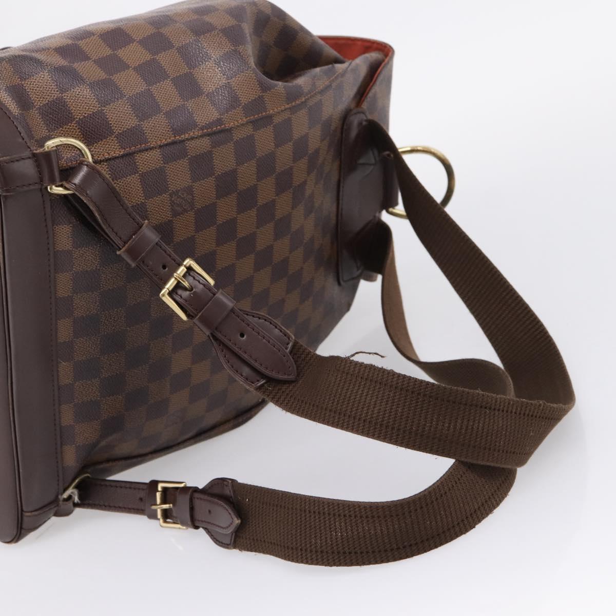LOUIS VUITTON Damier Ebene Montsouris GM Backpack N51139 LV Auth bs37187