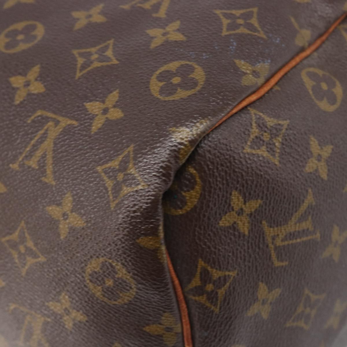 LOUIS VUITTON Monogram Speedy 35 Hand Bag M41524 LV Auth bs37191
