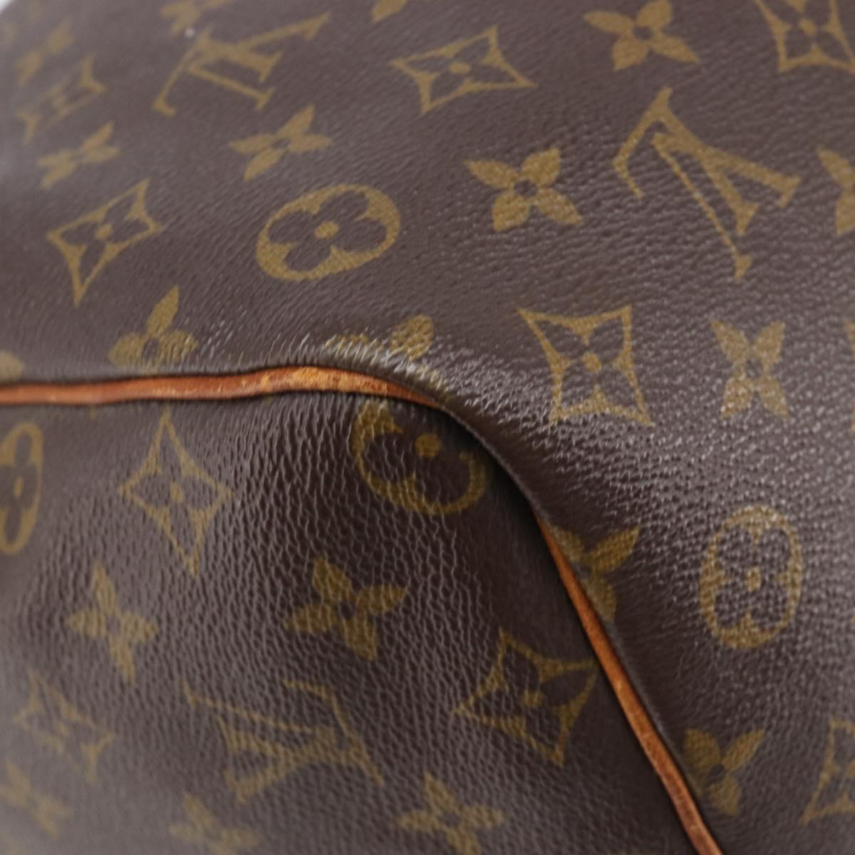 LOUIS VUITTON Monogram Speedy 35 Hand Bag M41524 LV Auth bs37191