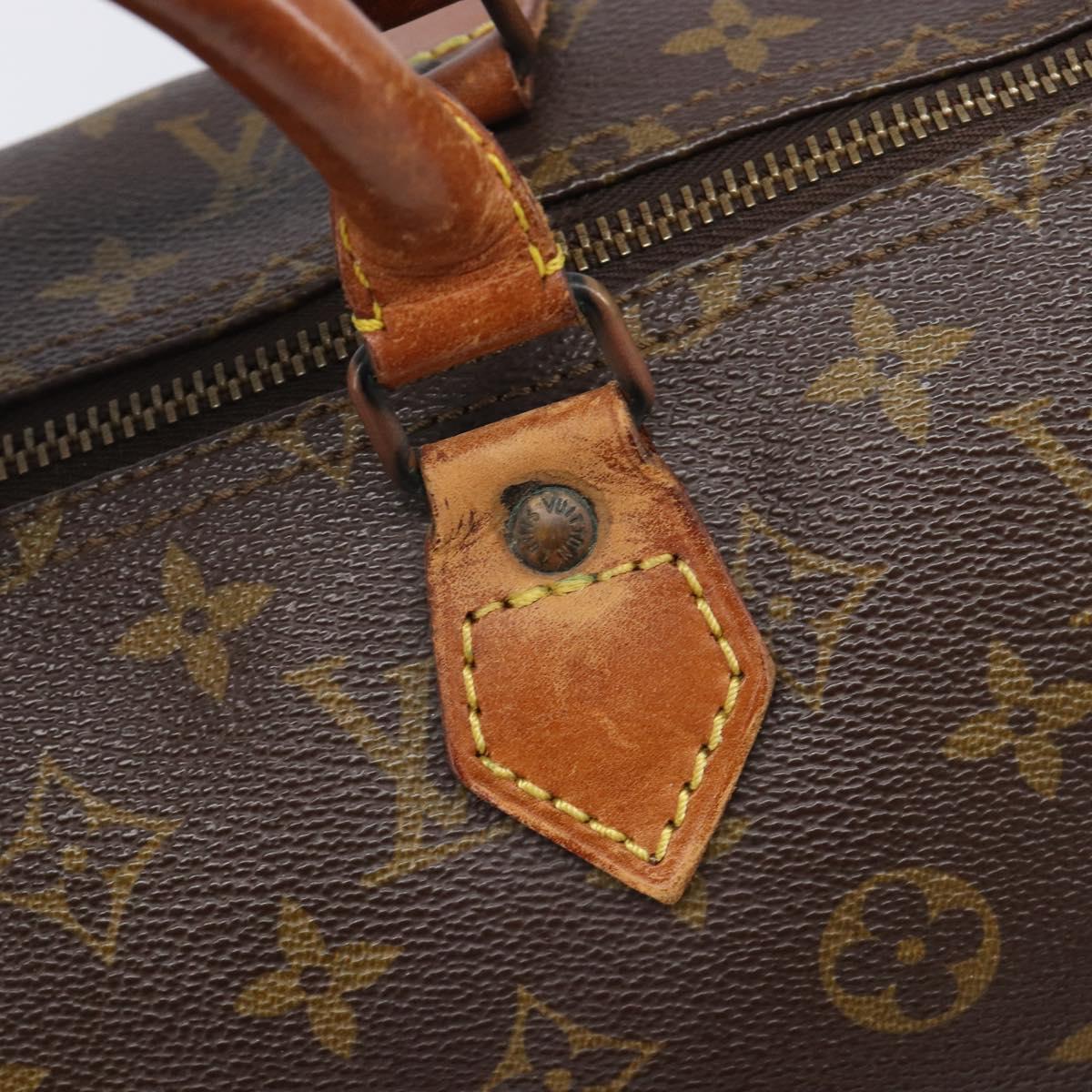 LOUIS VUITTON Monogram Speedy 35 Hand Bag M41524 LV Auth bs37191