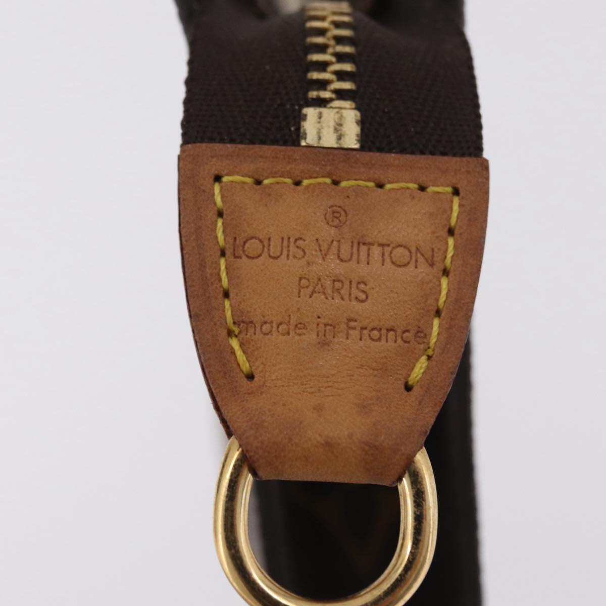 LOUIS VUITTON Monogram Bucket PM Accessory Pouch LV Auth bs37195