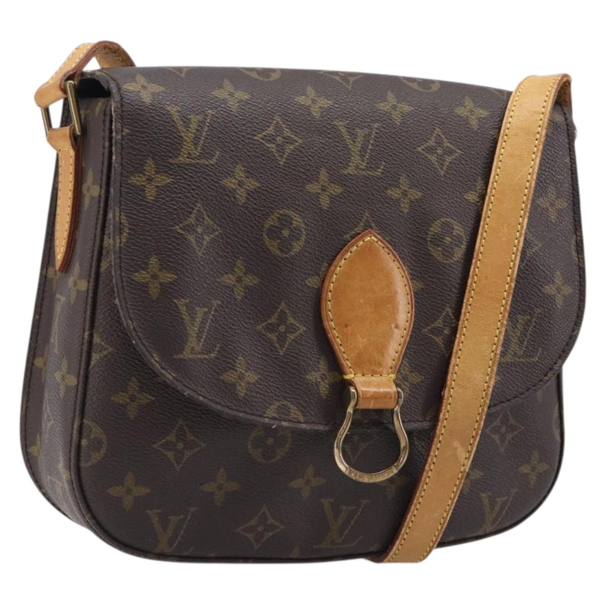 LOUIS VUITTON Monogram Saint Cloud GM Shoulder Bag M51242 LV Auth bs37197