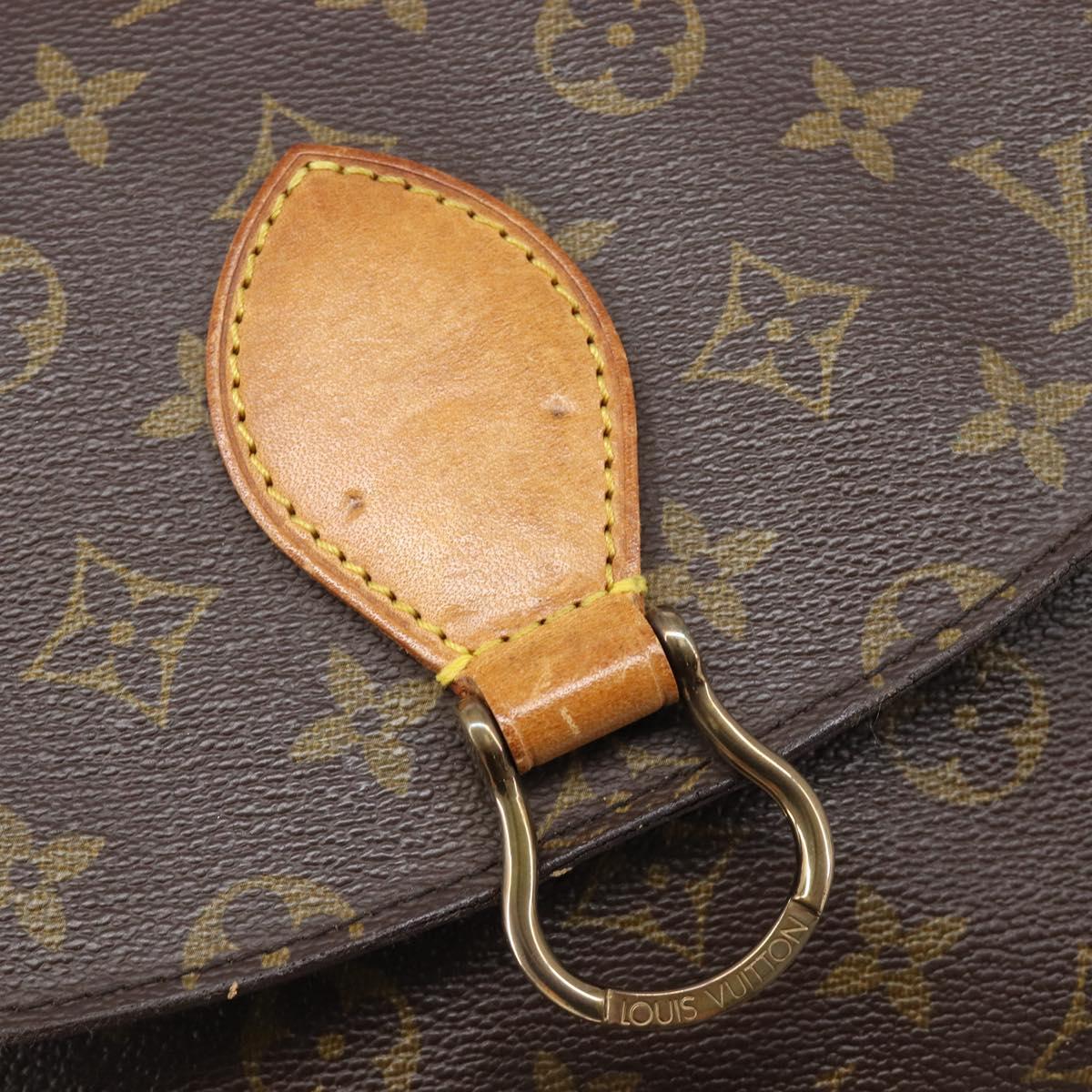 LOUIS VUITTON Monogram Saint Cloud GM Shoulder Bag M51242 LV Auth bs37197