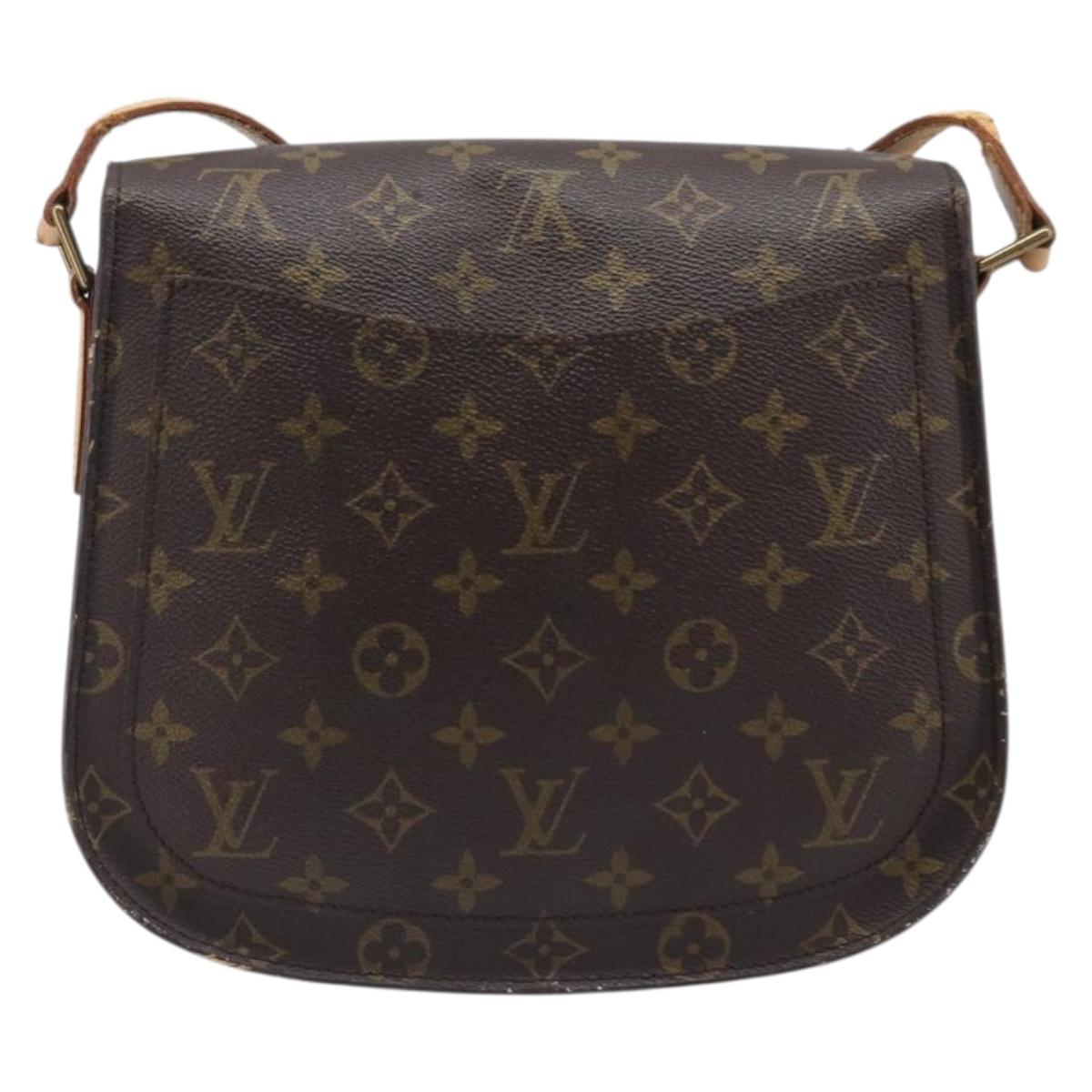 LOUIS VUITTON Monogram Saint Cloud GM Shoulder Bag M51242 LV Auth bs37197