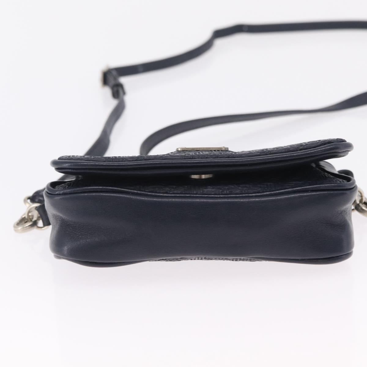 MCM Shoulder Bag PVC Navy Auth bs37199