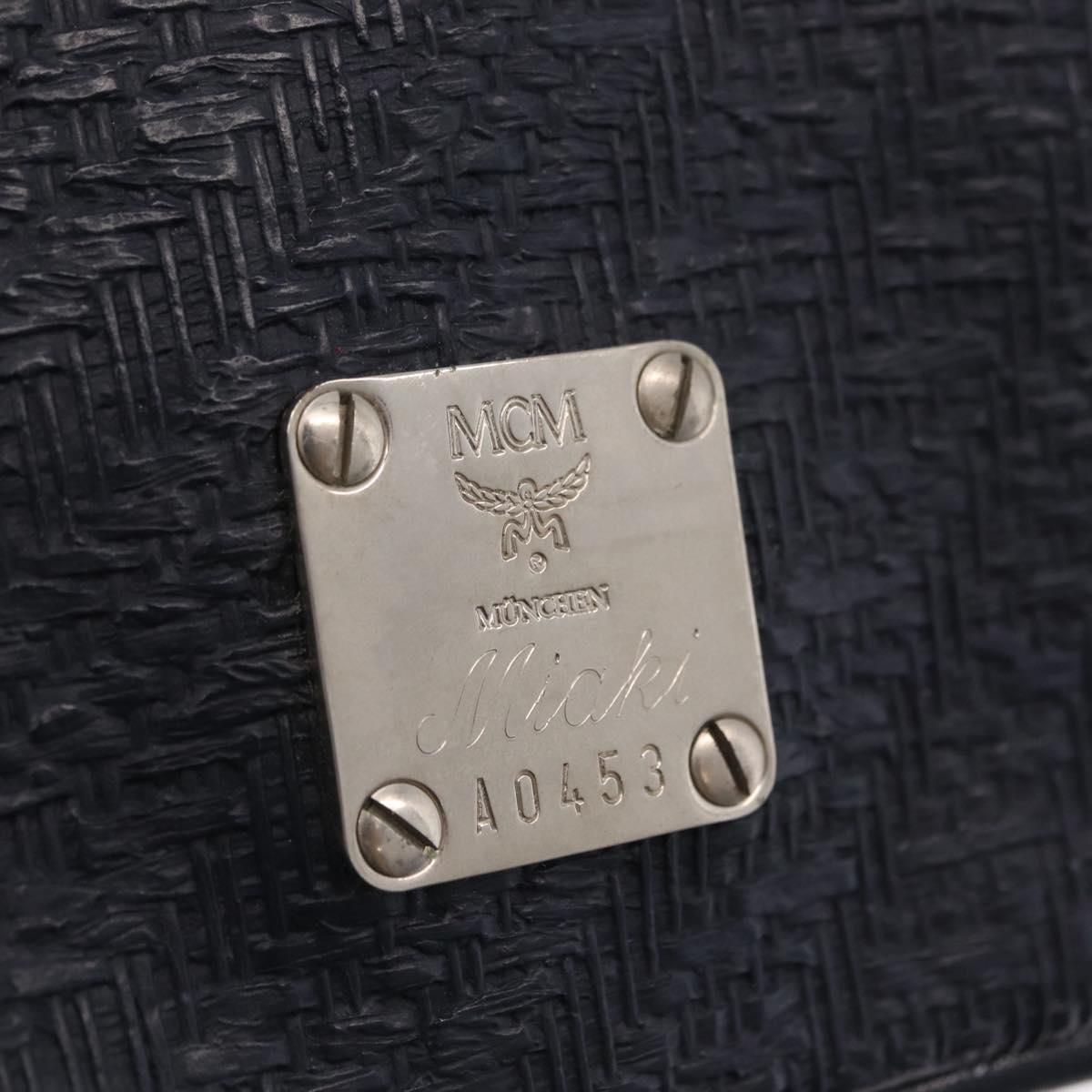 MCM Shoulder Bag PVC Navy Auth bs37199
