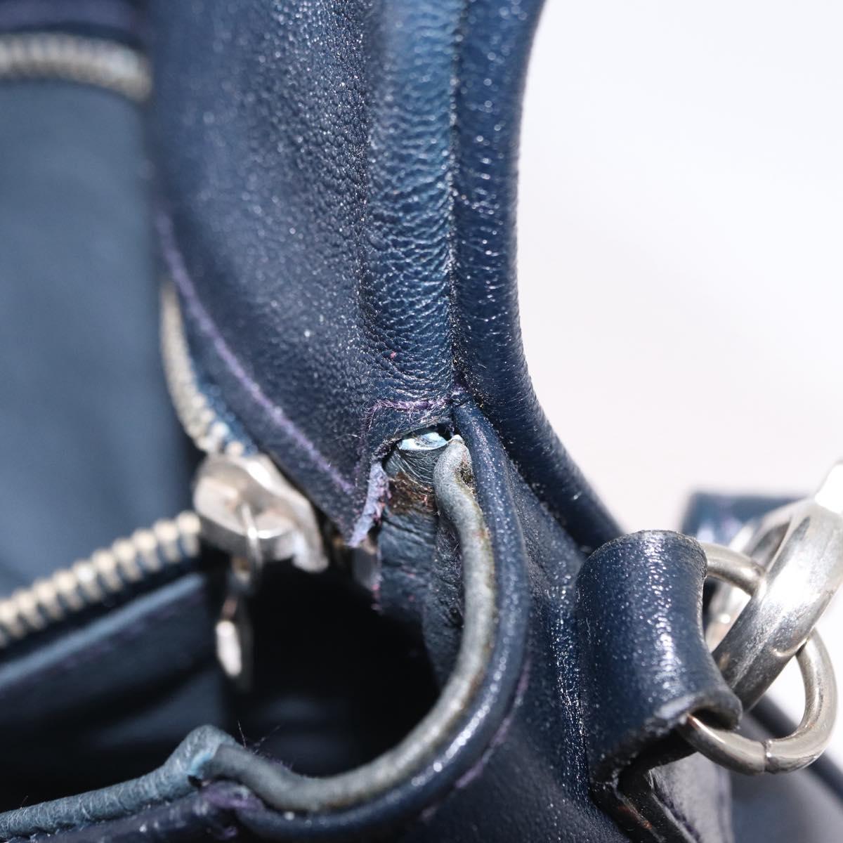 MCM Shoulder Bag PVC Navy Auth bs37199