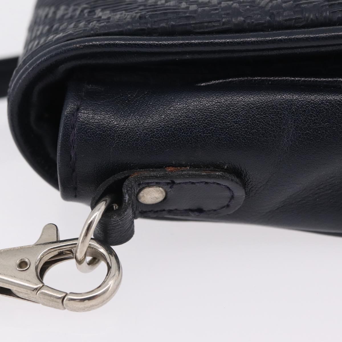 MCM Shoulder Bag PVC Navy Auth bs37199