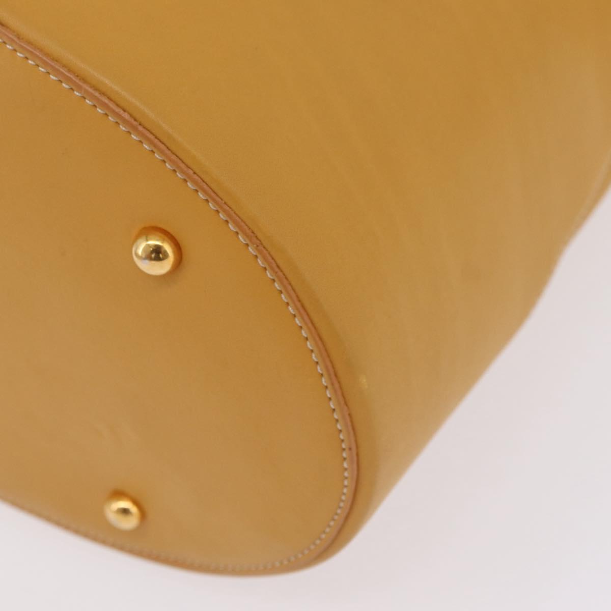 LOEWE Shoulder Bag Leather Beige Gold Auth bs37200A