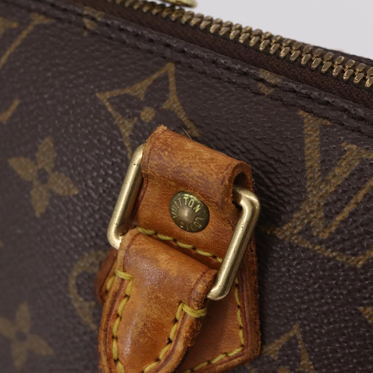 LOUIS VUITTON Monogram Alma Hand Bag M51130 LV Auth bs37207