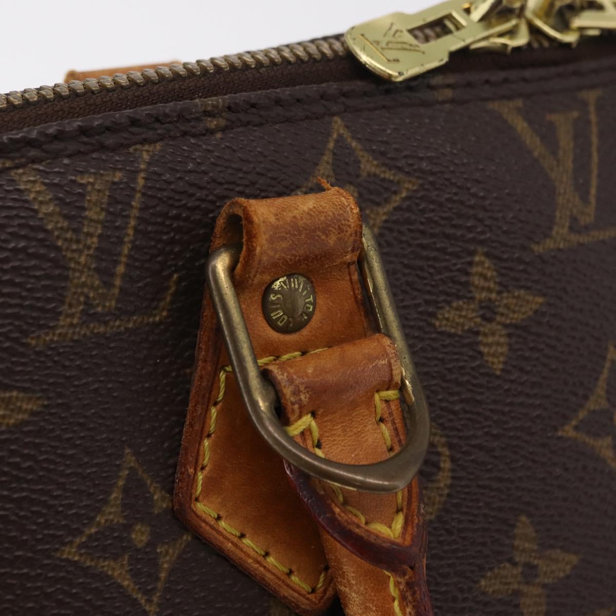 LOUIS VUITTON Monogram Alma Hand Bag M51130 LV Auth bs37207