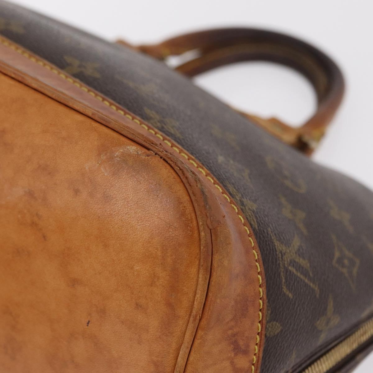 LOUIS VUITTON Monogram Alma Hand Bag M51130 LV Auth bs37207