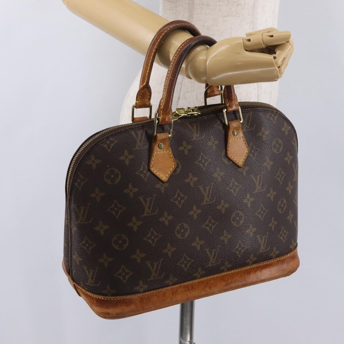 LOUIS VUITTON Monogram Alma Hand Bag M51130 LV Auth bs37207