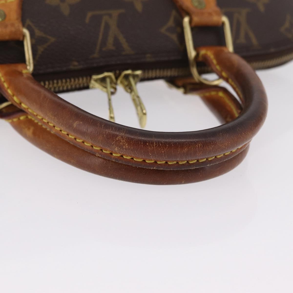 LOUIS VUITTON Monogram Alma Hand Bag M51130 LV Auth bs37207
